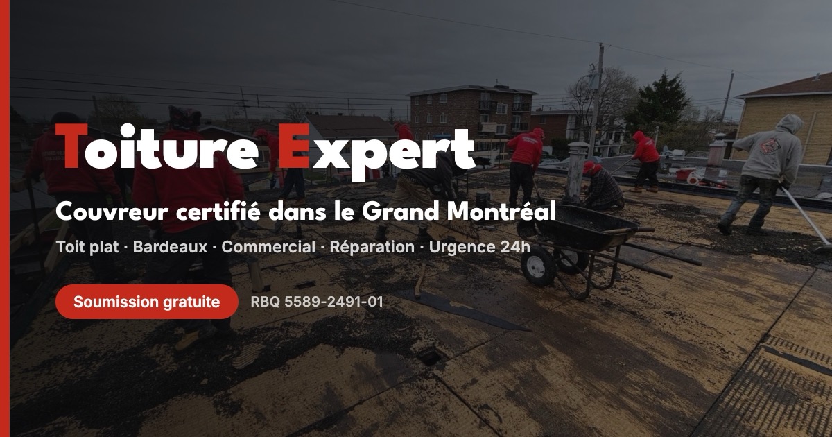 Toiture Expert - Couvreurs à Montréal